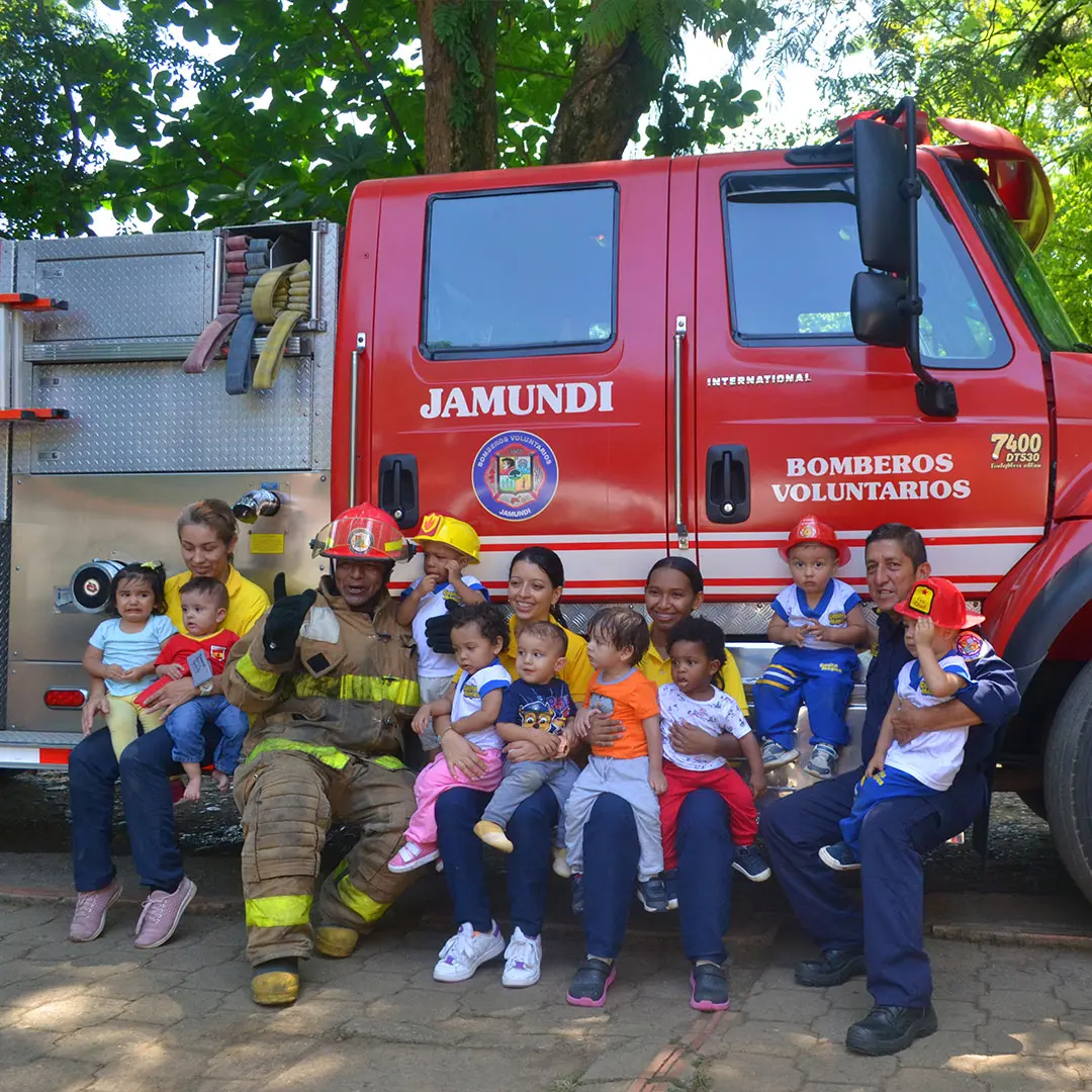 Visita de bomberos